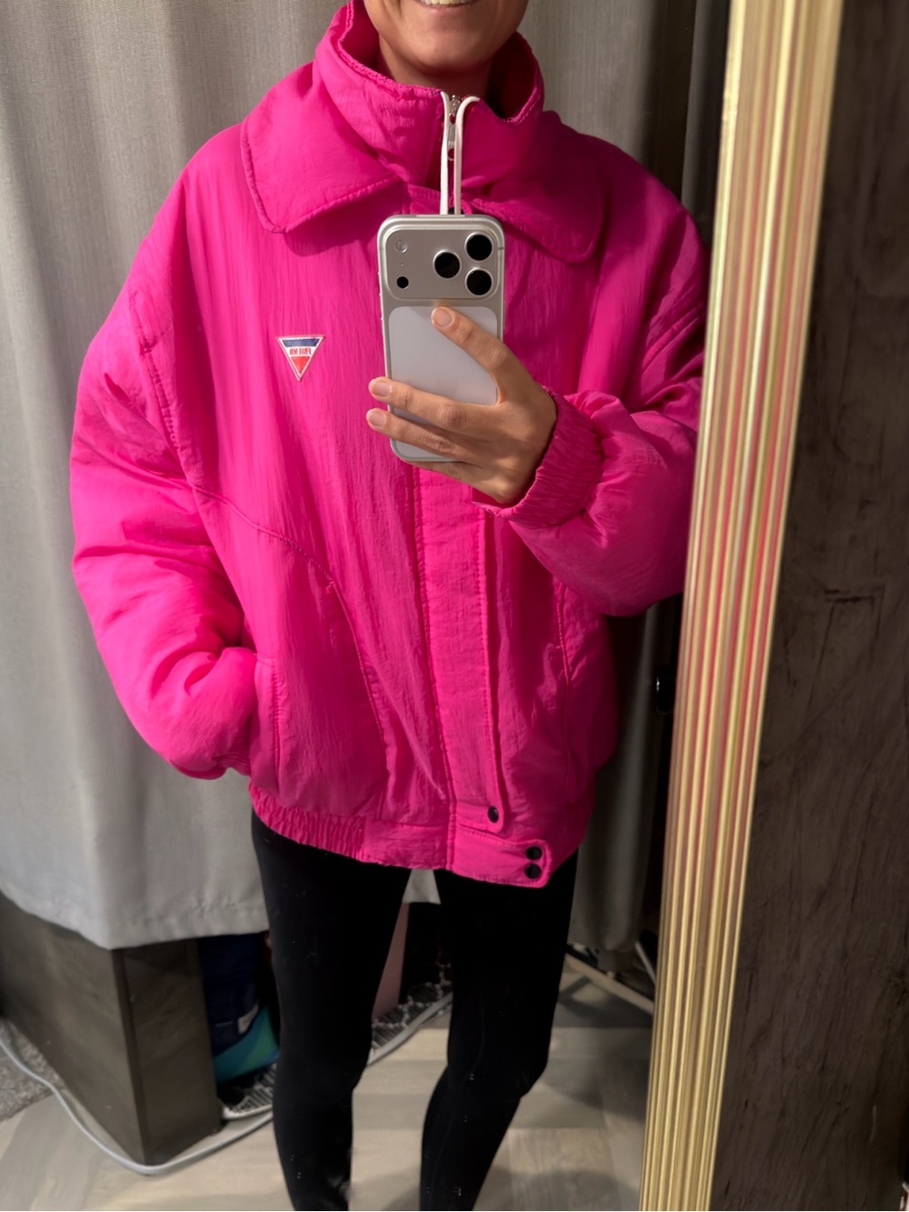 Vintage 80's 90's Yes Sun Sport Good Co. Ski Jacket in Pink Size XL